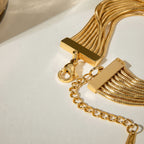 Alyssa Gold Bracelet - Excluze