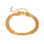 Alyssa Gold Bracelet - Excluze