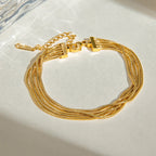 Alyssa Gold Bracelet - Excluze