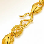 Gold-plated brass bracelet - Excluze