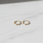Metal Pearl Earrings Earrings - Excluze