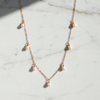 Aurélia Oval Pearl Tassel Necklace
